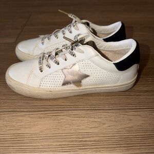 Vintage Havana Tennis Shoes Women Silver Star Size 5 1/2